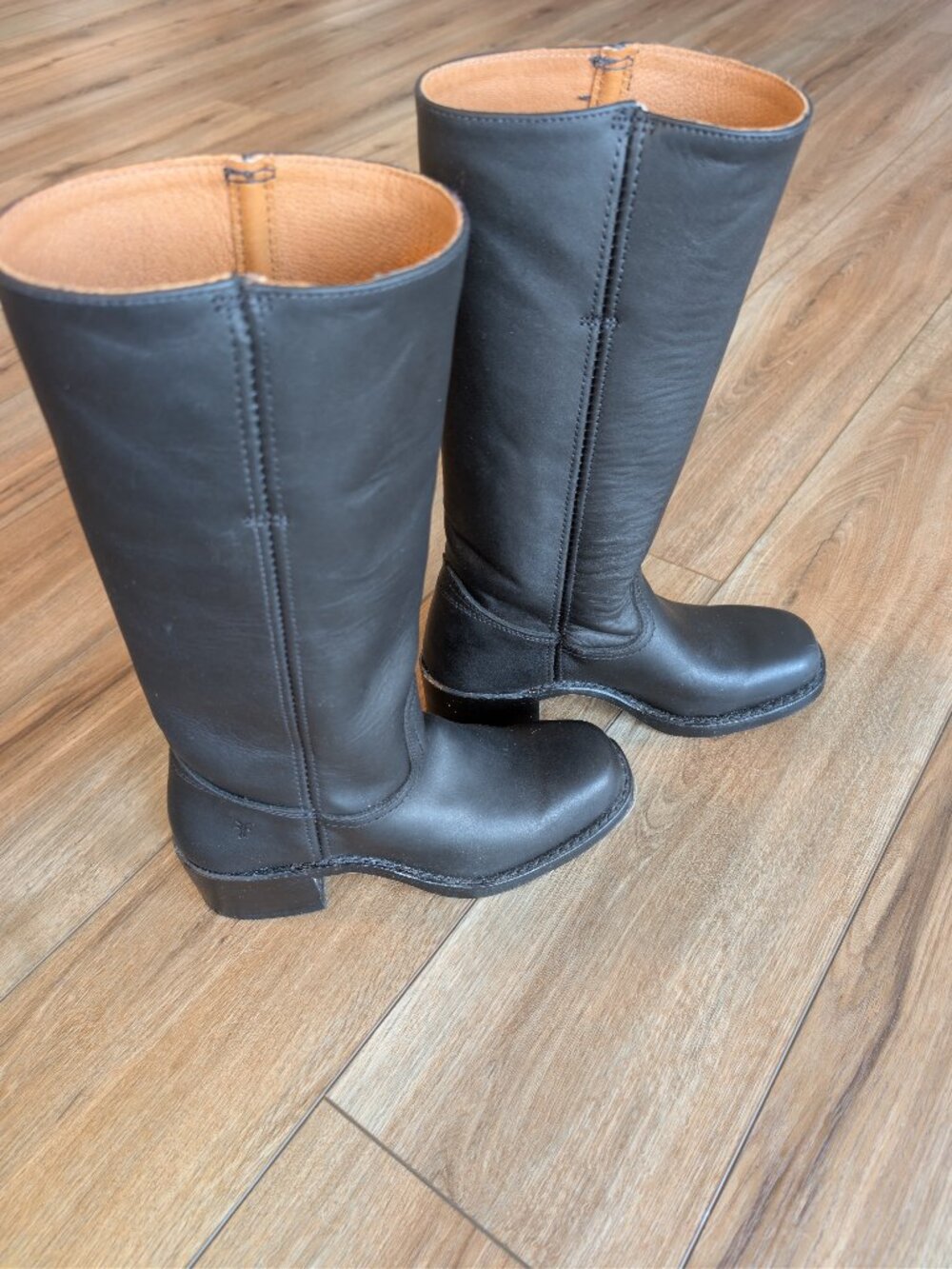 FRYE Campus 14L Leather Boots - Black - Picture 5 of 6